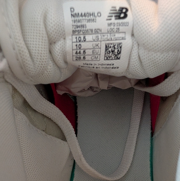 New Balance 440 Classic White-Blue High-Top Sneakers (2022) Men Size 10.5 No Box - Picture 14 of 14